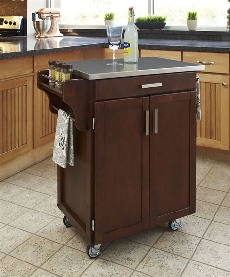 stainless steel top kitchen carts